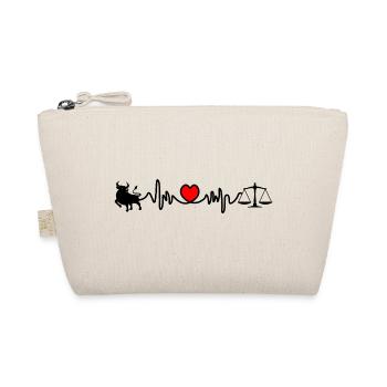 Heart rate cardio Taurus Libra - Organic Pouch - nature - Front