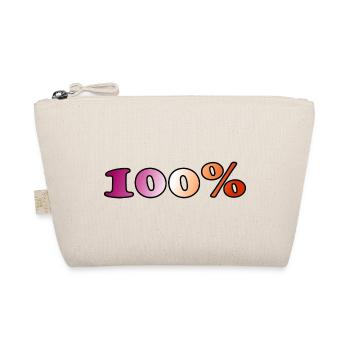 100 percent lesbian - Organic Pouch - nature - Front