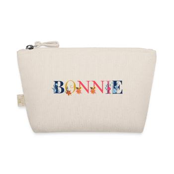 BONNIE name adorned with flowers - Organic Pouch - nature - Front