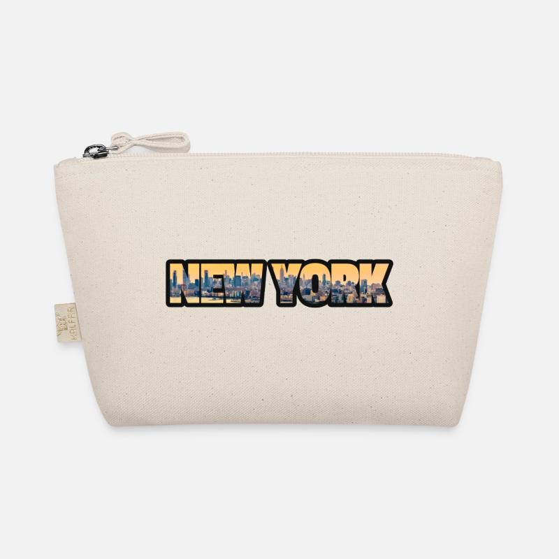 New York Skyline Gradient Organic Pouch