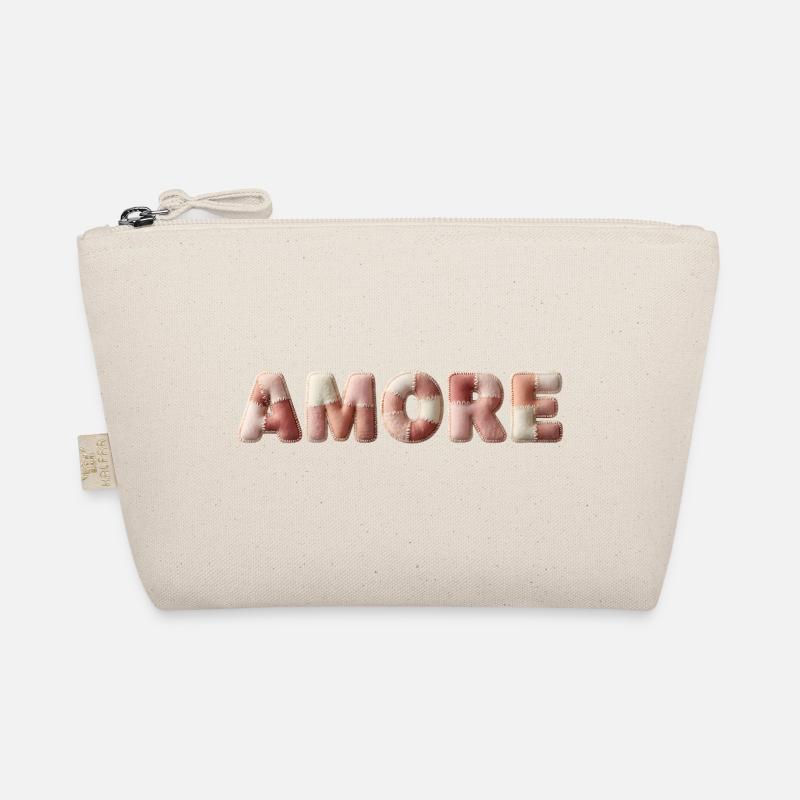 Amore Plush Stitch Patchwork Gift Organic Pouch