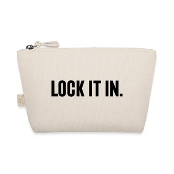 Basketball Lover Gift Lock It In - Organic Pouch - nature - Front