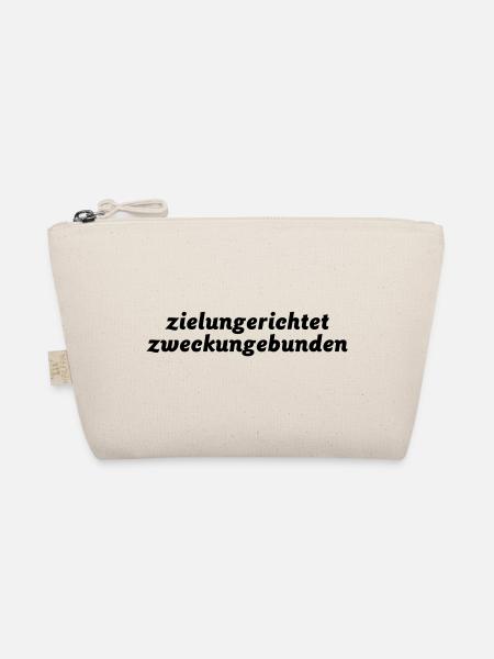 zielungerichtet zweckungebunden - Bio-Täschchen - Natur