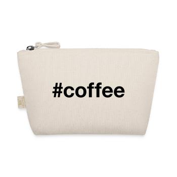 KAFFEE Hashtag coffee Koffein - Bio-Täschchen - Natur - Vorne