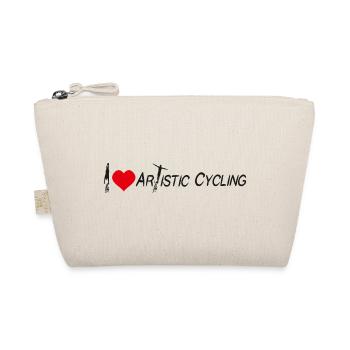 Artistic Cycling, Artistic Cycling, Indoor Cycling, I Love - Organic Pouch - nature - Front
