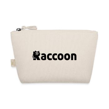 Raccoon / Racoon / gift idea - Bio-Täschchen - Natur - Vorne
