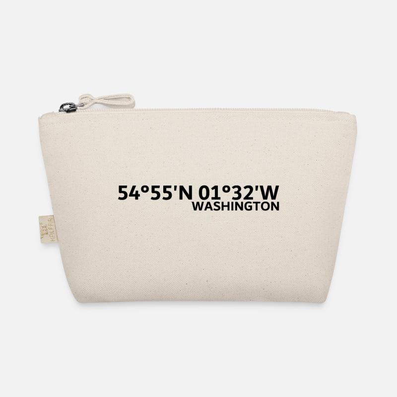 Washington Coordinates Organic Pouch