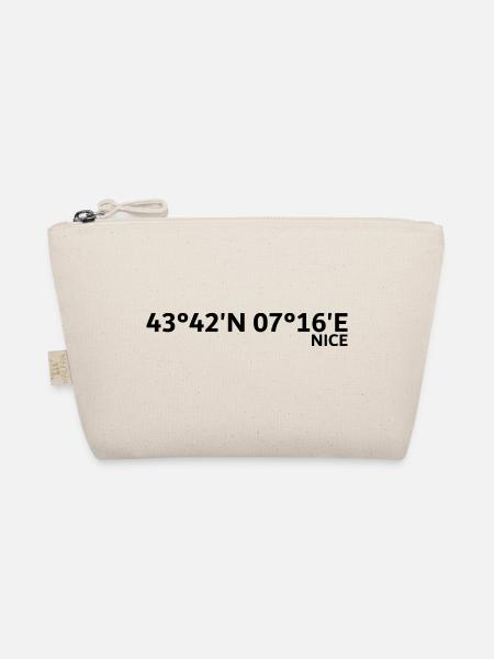 Nice coordinates - Organic Pouch - nature - Front
