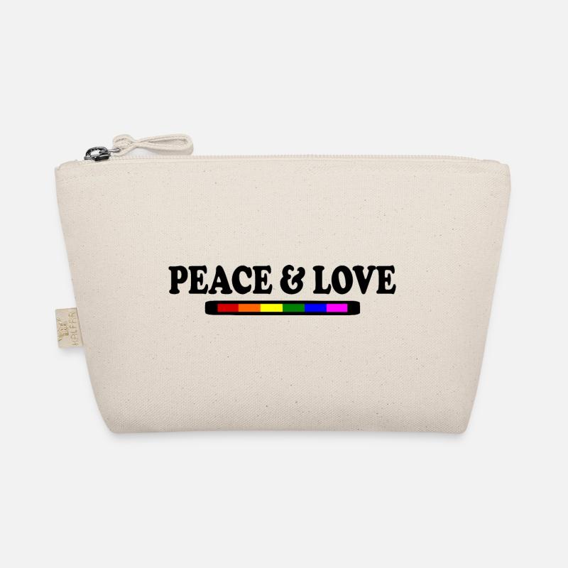 Peace and love Bio-Täschchen