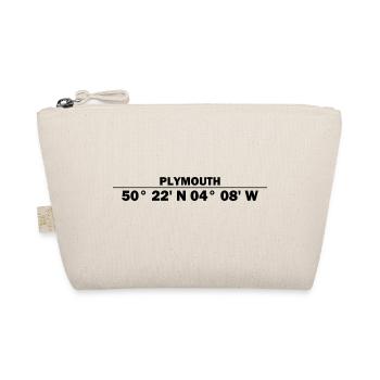 Plymouth coordinates - Organic Pouch - nature - Front