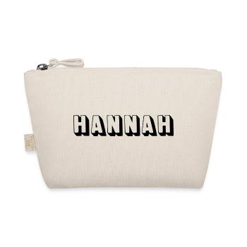 Name - Hannah - Bio-Täschchen - Natur - Vorne