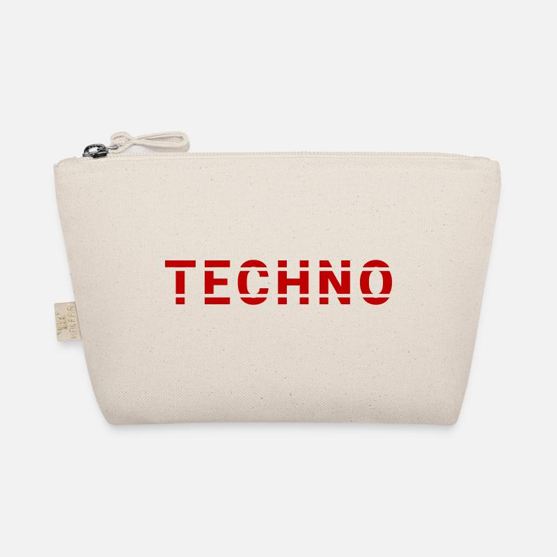 Design de lettrage techno pour ravers et électro Trousse biologique