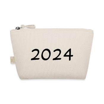 2024. WEIHNACHTEN. JAHR. JAHRESTAG. RUHESTAND. PAPA - Bio-Täschchen - Natur - Vorne