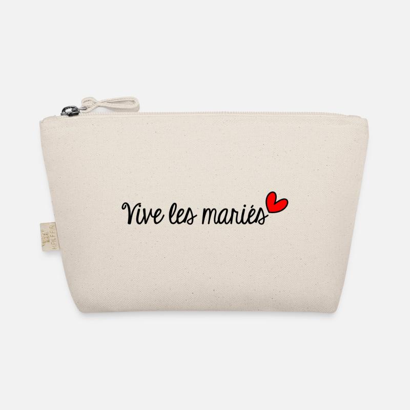 JUST MARRIED. EVJF. SAINT VALENTIN. COUPLE - Trousse biologique - nature