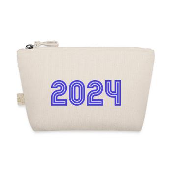 2024. JAHR. ALLES GUTE ZUM NEUEN JAHR. SILVESTER - Bio-Täschchen - Natur - Vorne