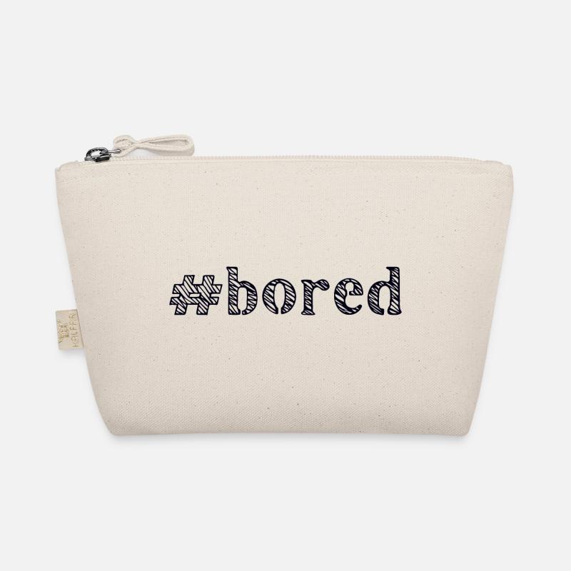 boring bored Organic Pouch