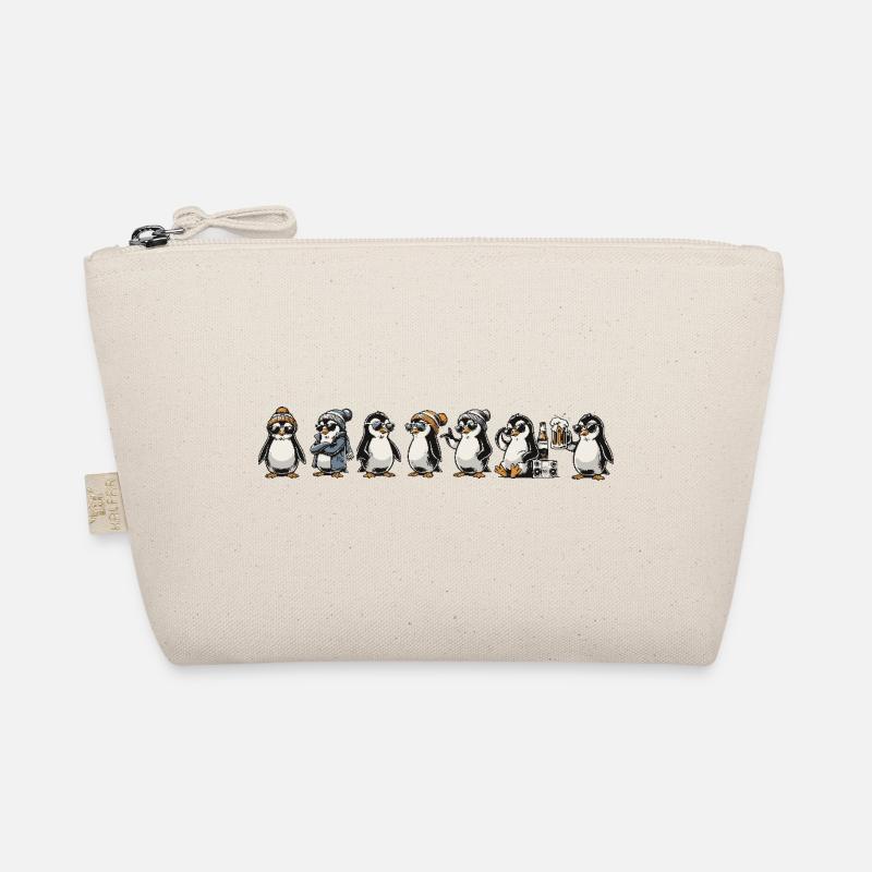 Cool Pingus - Organic Pouch - nature