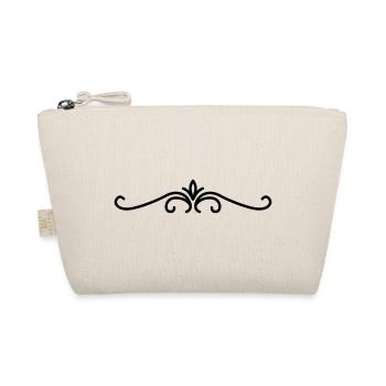 Ornament with curved lines - Organic Pouch - nature - Front