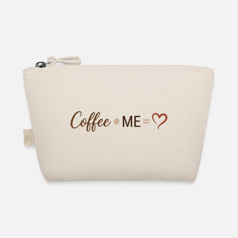 Coffee & Me - Liebe zum Kaffee Design - Bio-Täschchen - Natur