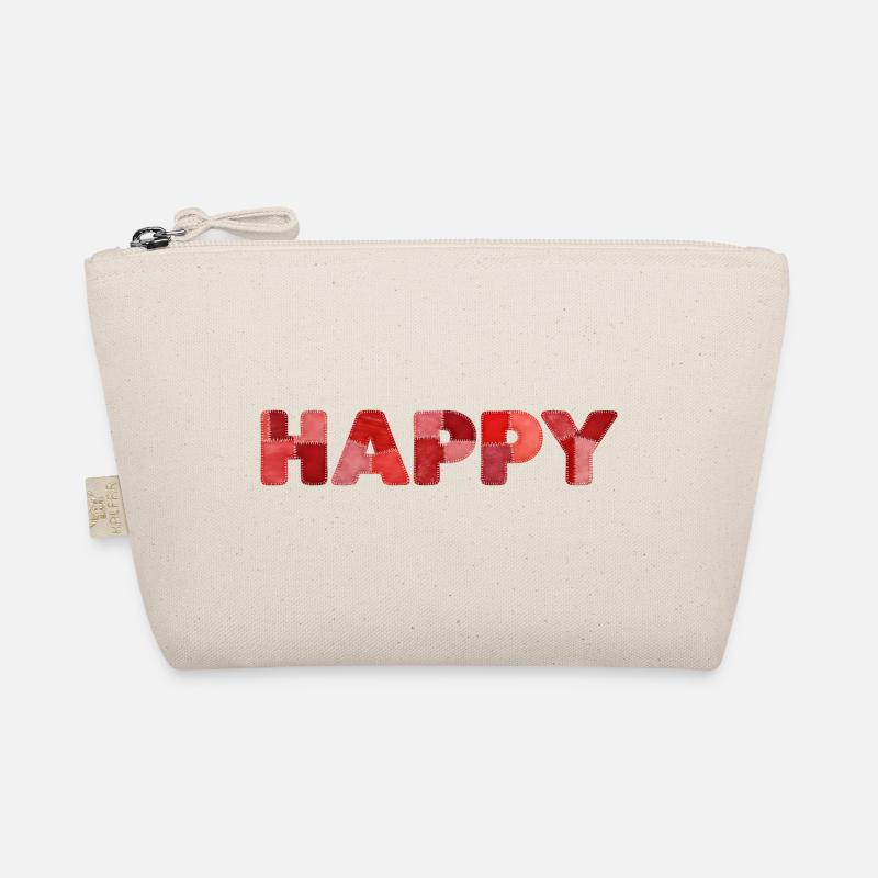 HAPPY Patchwork Broderie Dernière Tendance Trousse biologique