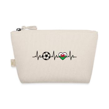 Football du Pays de Galles Heartbeat - Trousse biologique - nature - Devant