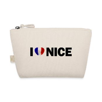 I love Nice France Nice - Organic Pouch - nature - Front