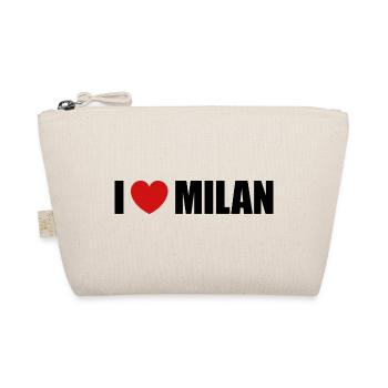 I Love Milan Italien - Bio-Täschchen - Natur - Vorne