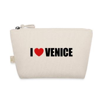 I love Venice Italien - Bio-Täschchen - Natur - Vorne