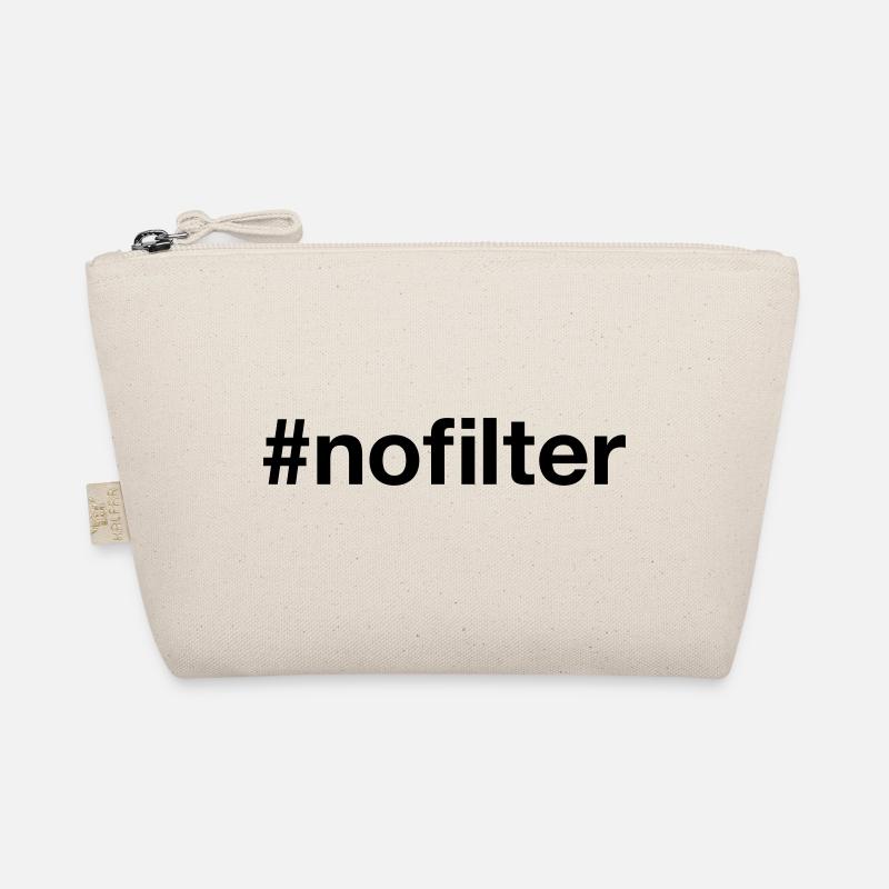 NO FILTER Hashtag Organic Pouch