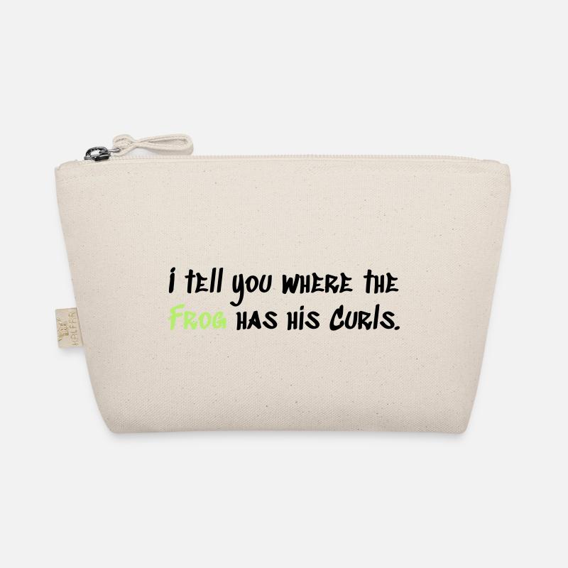 Where the Frog has his Curls Bio-Täschchen