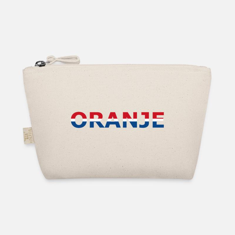 Orange in red, white, blue - Organic Pouch - nature