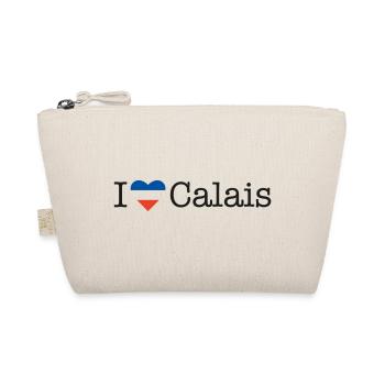 I love Calais - Bio-Täschchen - Natur - Vorne