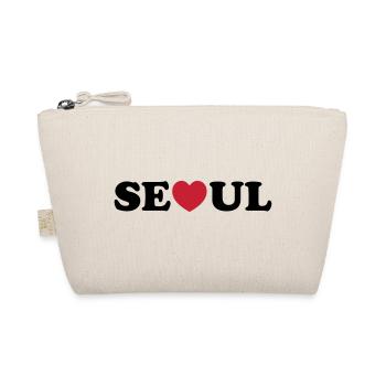 Seoul Love Heart - Organic Pouch - nature - Front