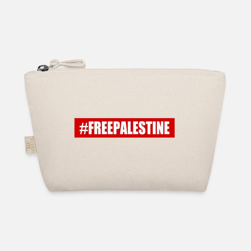 Free palestine - Bio-Täschchen - Natur