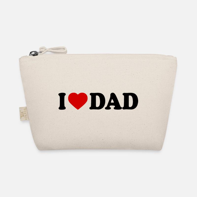 I love dad - Bio-Täschchen - Natur