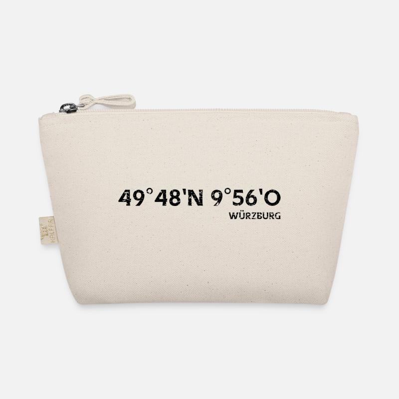 Wurzburg Coordinates Design Organic Pouch