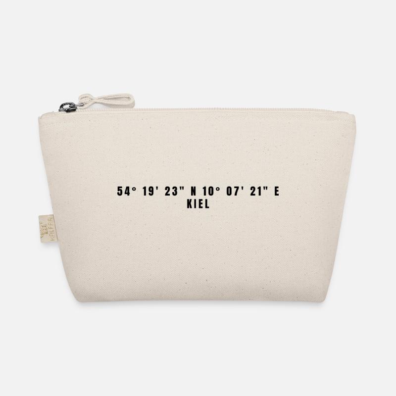 Kiel Schleswig-Holstein Coordinates Organic Pouch