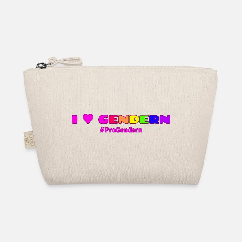 I Love Gendern Geschenkidee Pro Gendern  Bio-Täschchen