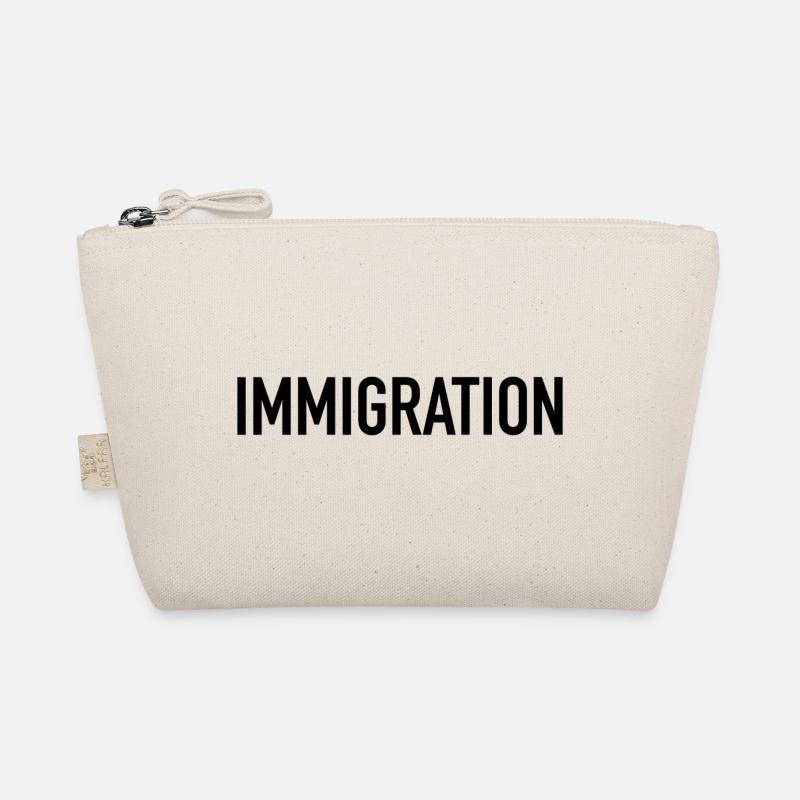 Immigration Typografie Statement Bio-Täschchen