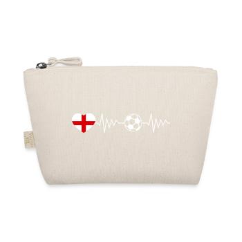 England Football Heartbeat - Organic Pouch - nature - Front