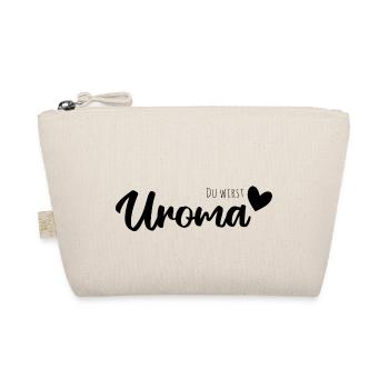 Du wirst Uroma - Bio-Täschchen - Natur - Vorne