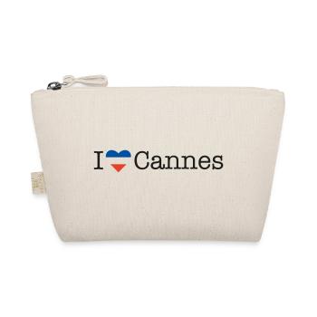 I love Cannes - Bio-Täschchen - Natur - Vorne
