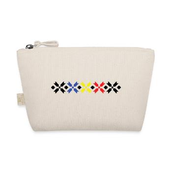 Traditional romanian motifs - Organic Pouch - nature - Front