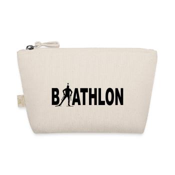 Biathlon, cross-country skiing, cross-country skiing - Organic Pouch - nature - Front