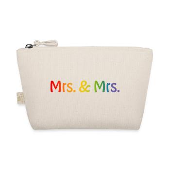 Rainbow Mrs and Mrs 1 - Organic Pouch - nature - Front