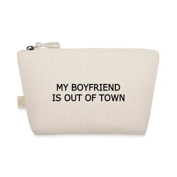 my boyfriend if out of town - Bio-Täschchen - Natur - Vorne