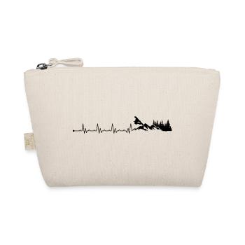 Heartbeat Snowboard - Organic Pouch - nature - Front