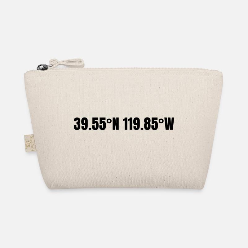 Reno, Nevada, USA Coordinates Organic Pouch