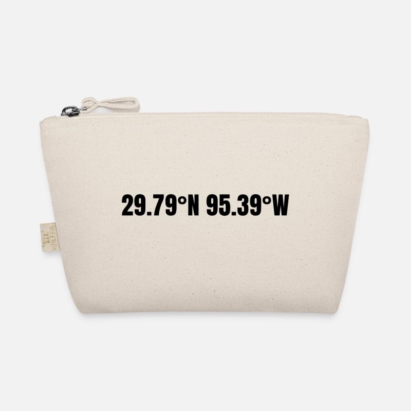 Houston, Texas, USA Coordinates Organic Pouch
