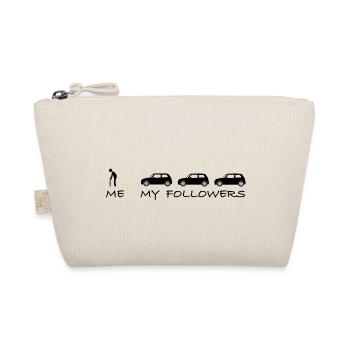 Me and my followers | old man, old people's home - Organic Pouch - nature - Front